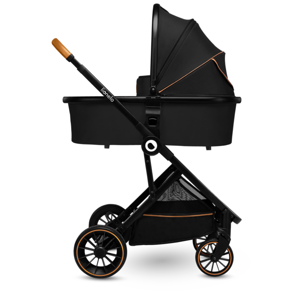 Універсальний візочок 2 в 1 Lionelo Riya 2in1 Black Onyx, чорний - Pampik - 17