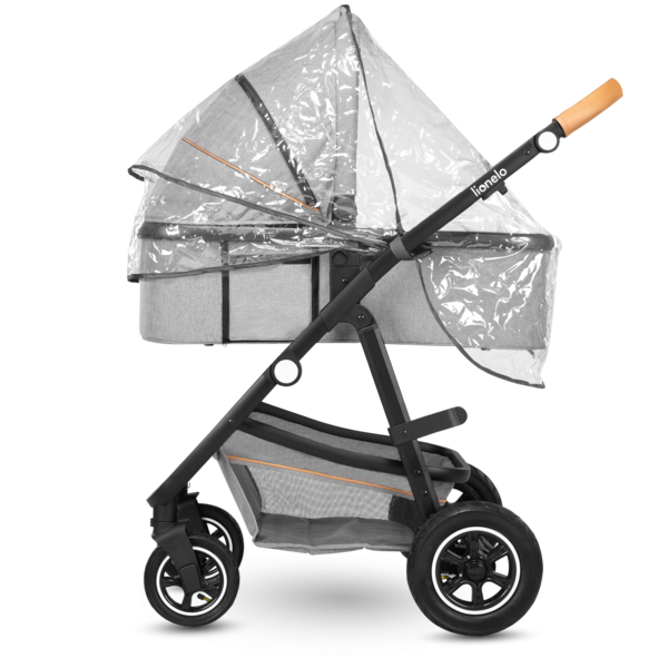 Універсальна коляска 2 в 1 Lionelo Amber 2 Grey Stone, світло-сірий - Pampik - 8