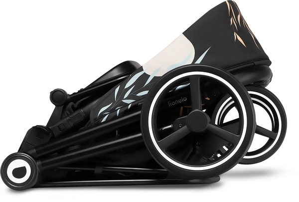 Універсальний візочок 2 в 1 Lionelo Mika Lovin, чорний - Pampik - 19