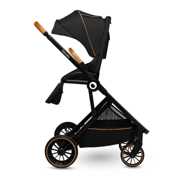 Універсальний візочок 2 в 1 Lionelo Riya 2in1 Black Onyx, чорний - Pampik - 14