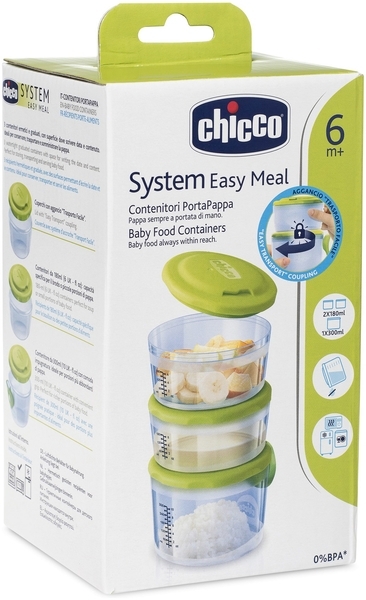Набір контейнерів Chicco Easy Meal 3 шт. (07658.00.00) - Pampik - 3