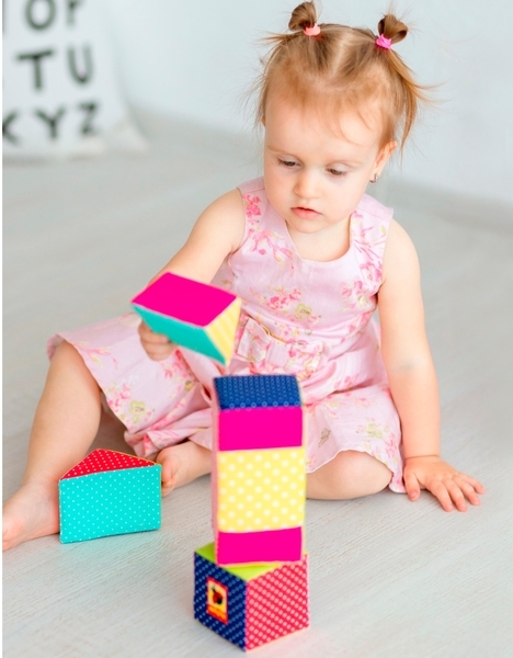 Набір м'яких кубиків Масік М'який конструктор (МС 090602-01) - Pampik - 17