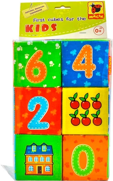 Набор мягких кубиков Масік Цифры (МС 090601-03) - Pampik - 9