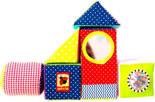 Набір м'яких кубиків Масік М'який конструктор (МС 090602-01) - Pampik - 11