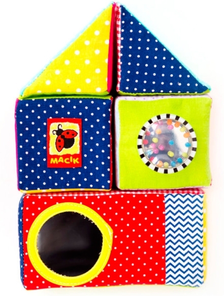 Набір м'яких кубиків Масік М'який конструктор (МС 090602-01) - Pampik - 2