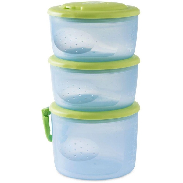 Набір контейнерів Chicco Easy Meal 3 шт. (07658.00.00) - Pampik - 2