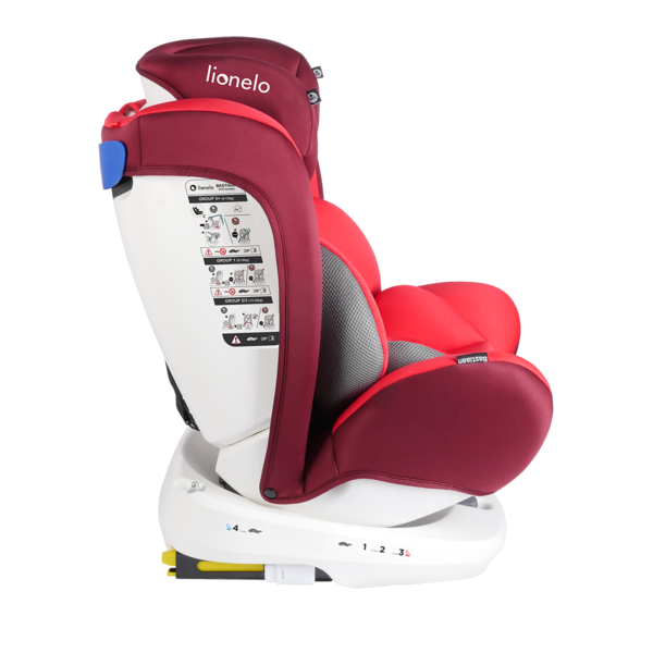Автокрісло Lionelo Bastiaan Red, червоний - Pampik - 5