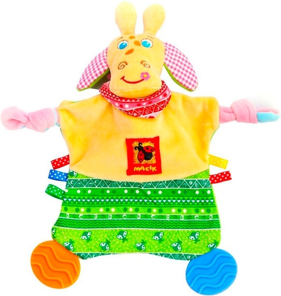 Іграшка-прорізувач Масік Зоо Жираф Бешкетник (МС 160201-01) - Pampik - 3