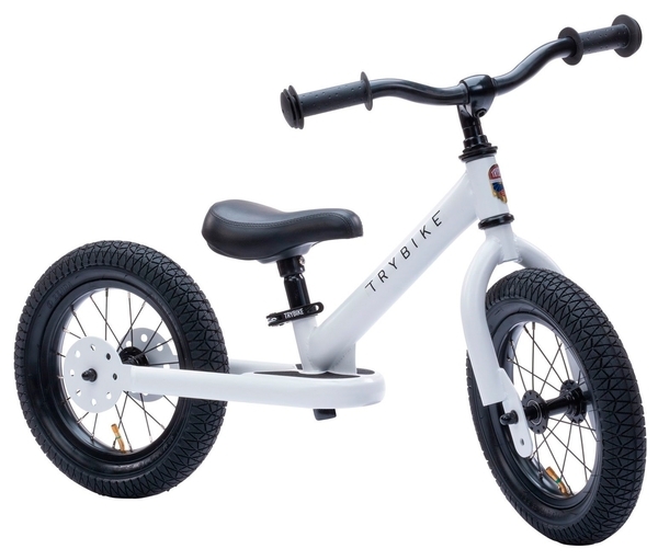 Велосипедний велосипед Trybike двоколісний, білий (TBS-2-WHT) - Pampik