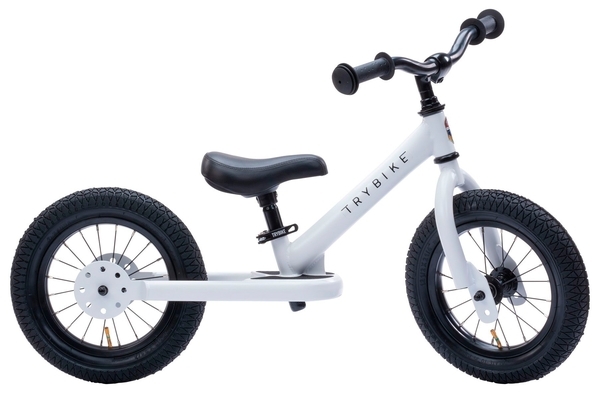 Велосипедний велосипед Trybike двоколісний, білий (TBS-2-WHT) - Pampik - 2