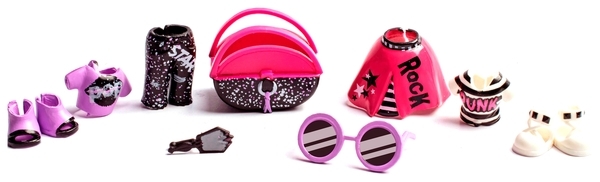 Набір стильних аксесуарів для ляльки Playmind Oh My Style Дикунка (PM4011-3) - Pampik