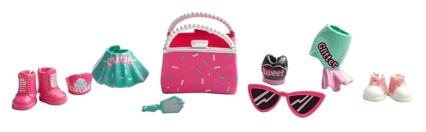 Набір стильних аксесуарів для ляльки Playmind Oh My Style Цукерка (PM4011-1) - Pampik