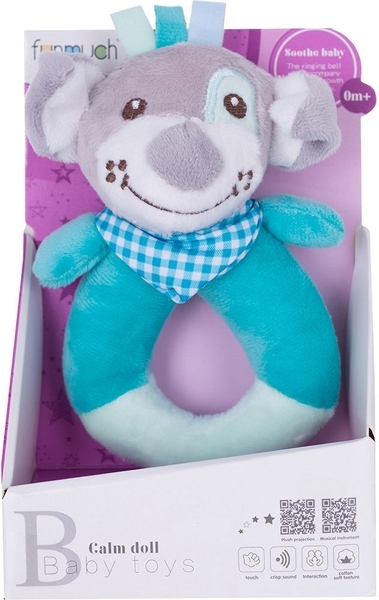 М'яке брязкальце Funmuch Baby Собачка (FM555-9H) - Pampik