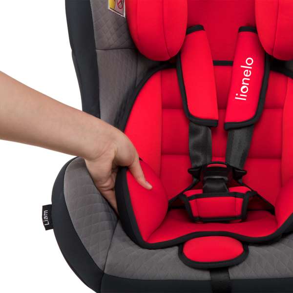 Автокресло Lionelo Liam Carmine Red, красный - Pampik - 4