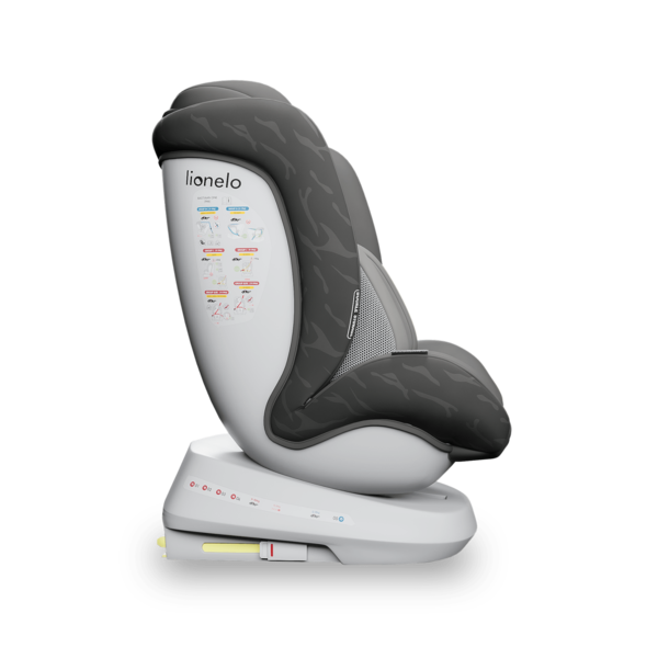 Автокрісло Lionelo Bastiaan One Grey Graphite, сірий - Pampik - 3