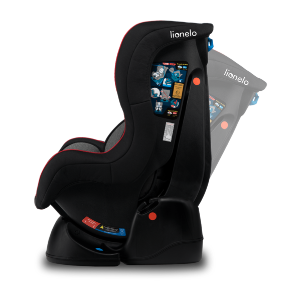 Автокресло Lionelo Liam Sporty Black, черный - Pampik - 4