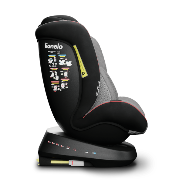 Автокрісло Lionelo Bastiaan One Grey Stone Black, сірий - Pampik - 6