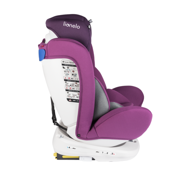 Автокрісло Lionelo Bastiaan Violet, фіолетовий - Pampik - 8