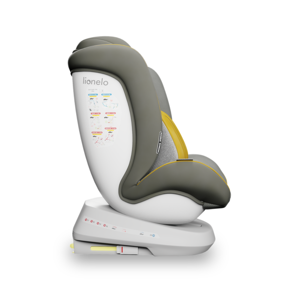 Автокресло Lionelo Bastiaan One Yellow Mustard, желтый - Pampik - 2