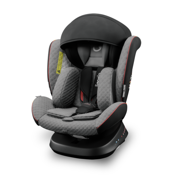 Автокрісло Lionelo Bastiaan One Grey Stone Black, сірий - Pampik - 5