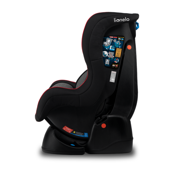 Автокресло Lionelo Liam Sporty Black, черный - Pampik - 6