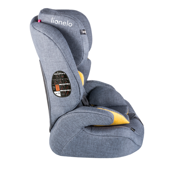 Автокресло Lionelo Nico Yellow, желтый - Pampik - 10