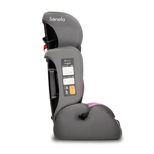 Автокрісло Lionelo Levi Simple Candy Pink, рожевий - Pampik - 11