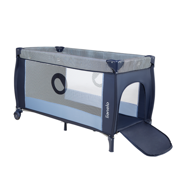 Ліжечко-манеж Lionelo Sven Plus Blue Navy, синій - Pampik - 5