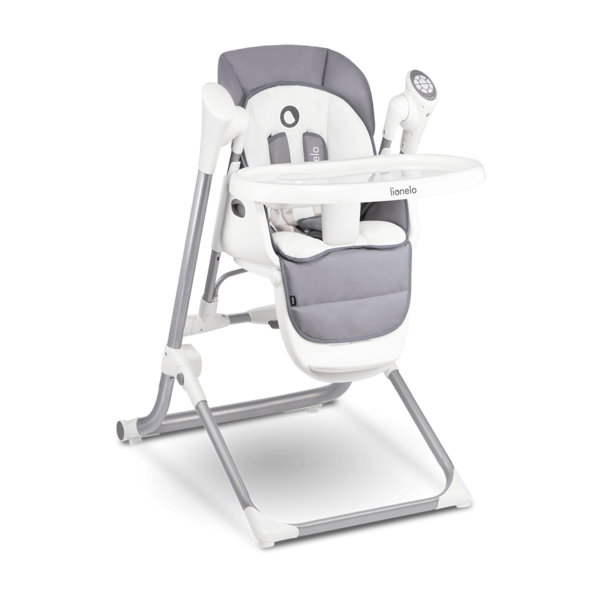 Крісло-гойдалка для годування 2 в 1 Lionelo Niles Grey, сірий - Pampik - 6