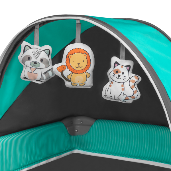 Ліжечко-манеж Lionelo Sven Plus Turquoise Grey, бірюзовий - Pampik - 10