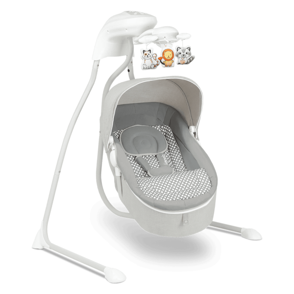 Колисальний центр Lionelo Henny Grey Dove, сірий - Pampik - 2