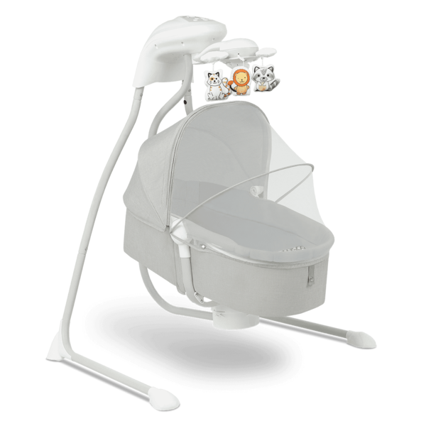 Колисальний центр Lionelo Henny Grey Dove, сірий - Pampik - 9