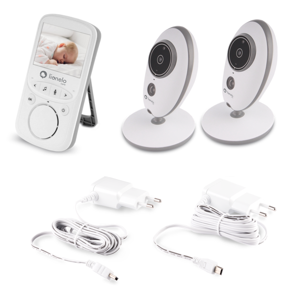 Відеоняня Lionelo BabyLine 5.1, білий - Pampik - 5