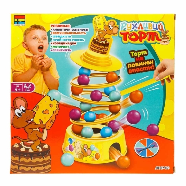 Настільна гра Kingso Toys Торт, що рухається (JT007-118) - Pampik