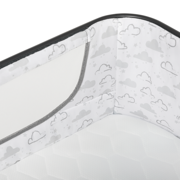 Ліжечко приставне Lionelo Timon, темно-сірий - Pampik - 19