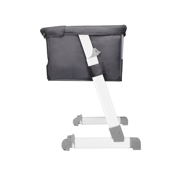 Ліжечко приставне Lionelo Theo Dark Grey, темно-сірий - Pampik - 13