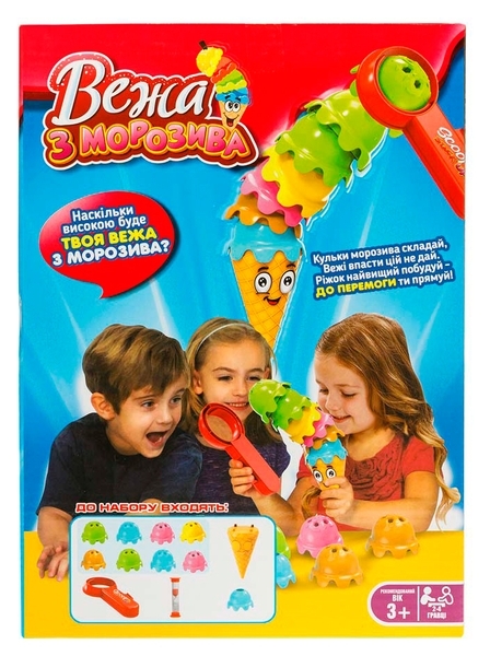 Настільна гра Kingso Toys Вежа з морозива (JT007-101) - Pampik