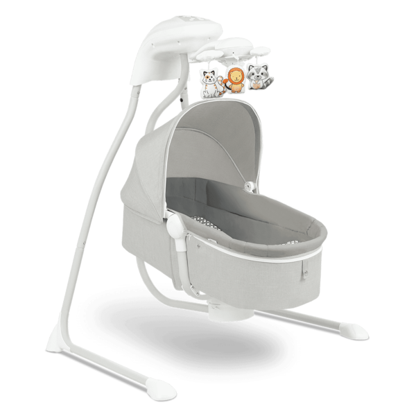 Колисальний центр Lionelo Henny Grey Dove, сірий - Pampik - 4