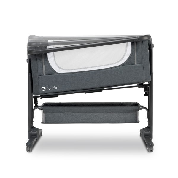Ліжечко приставне Lionelo Timon, темно-сірий - Pampik - 14