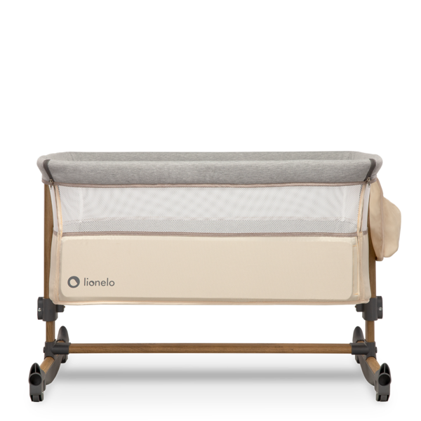 Кроватка приставная Lionelo Leonie Beige Sand, бежевый - Pampik - 6