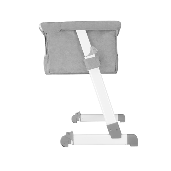 Кроватка приставная Lionelo Theo Concrete, серый - Pampik - 11