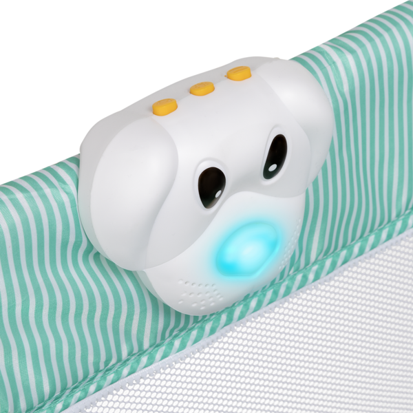 Ліжечко-манеж Lionelo Sven Plus Turquoise Grey, бірюзовий - Pampik - 8