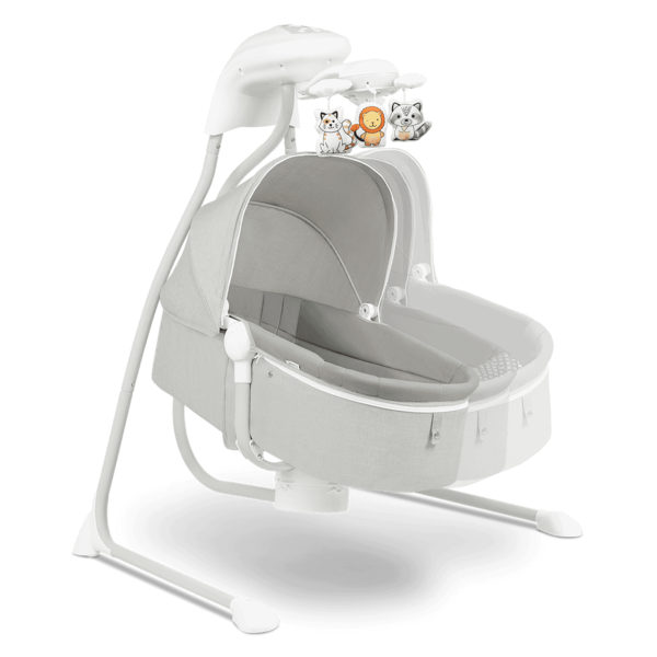 Колисальний центр Lionelo Henny Grey Dove, сірий - Pampik - 5