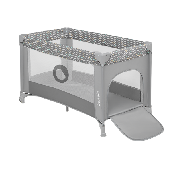 Манеж Lionelo Stefi Grey Concrete Multicolor, кольоровий - Pampik - 4