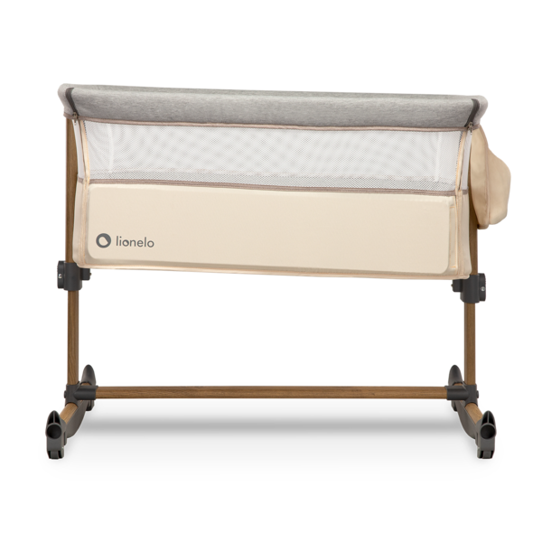 Кроватка приставная Lionelo Leonie Beige Sand, бежевый - Pampik - 7