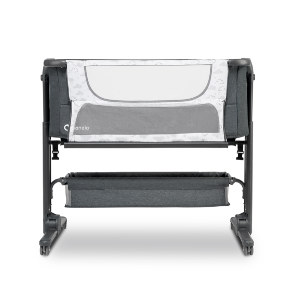 Ліжечко приставне Lionelo Timon, темно-сірий - Pampik - 16