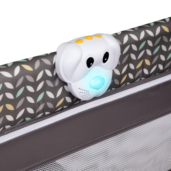 Ліжечко-манеж Lionelo Sven Plus Grey Scandi, сірий - Pampik - 5