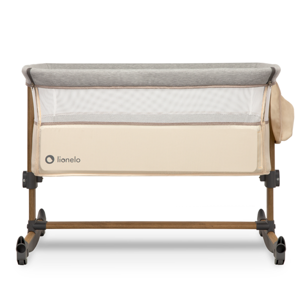 Кроватка приставная Lionelo Leonie Beige Sand, бежевый - Pampik - 3