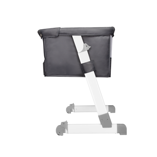 Ліжечко приставне Lionelo Theo Dark Grey, темно-сірий - Pampik - 16