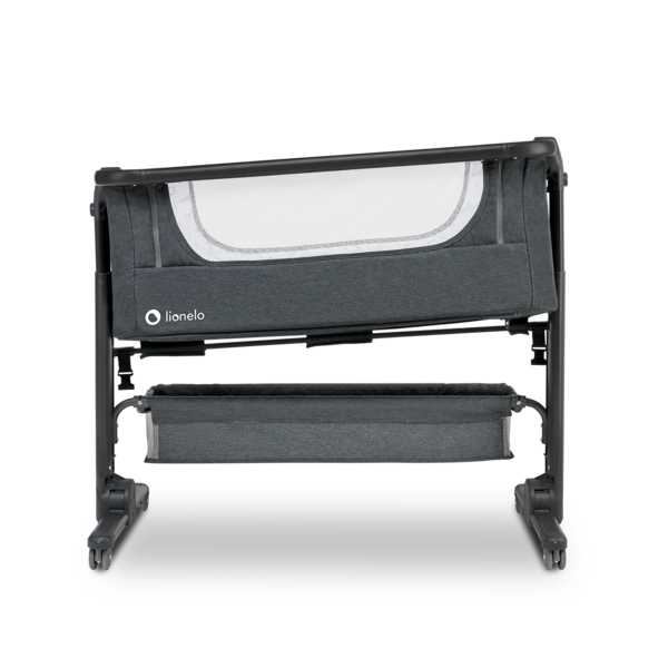 Ліжечко приставне Lionelo Timon, темно-сірий - Pampik - 20